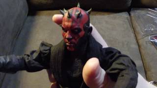 Darth Maul Naboo Sideshow Collectibles Unboxing Impressions [upl. by Eelegna]