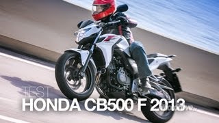 TEST EXCLUSIF  HONDA CB 500 F 2013 une légende au goût du jour [upl. by Enyleve31]