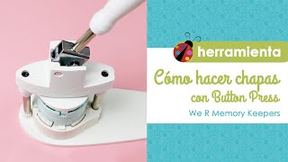 Cómo hacer chapas ❤️ Button Press de We R en español [upl. by Aihsiym]