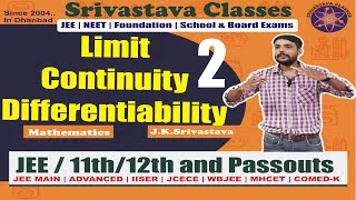 Limit  Continuity and Differentiability  JEE Questions  Mathematics  Set 2 [upl. by Llirret]