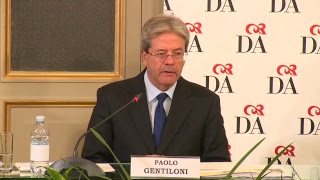 Gentiloni interviene all’incontro “Italsimpatia italofonia dal brand alla lingua” [upl. by Yram]