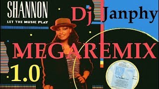 SHANNON  Let the music play  2017 megaremix 10 Dj Janphy [upl. by Carper]