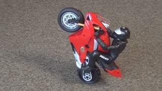 HappinetSpin master UPRISER RC Stunt motorcycle on the room [upl. by Roselane]