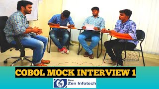 Mainframes Cobol Mock Interview 1 [upl. by Tterrag]