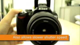 Nikon D60 with 1855 VR Lens Kit  demonstration video [upl. by Langsdon]