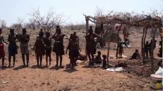 Tribal Dance  Himbas Namibia 2012 [upl. by Renard205]