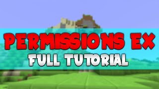 PermissionsEx  Full Minecraft Server Tutorial [upl. by Davidde691]