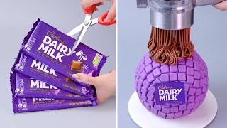 Awesome Dairy Milk Mixed Chocolate Cakes  Oddly Satisfying Cake Tutorial  Tasty Cake [upl. by Serafina775]