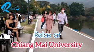 Relaxing at Chiang Mai University Thailand [upl. by Salema]