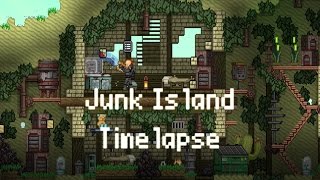 Starbound Junk Island timelapse Starbound version 11 [upl. by Humphrey]