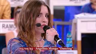 050223  Angelina Mango quotDancingquot di Elisa [upl. by Ravilob]