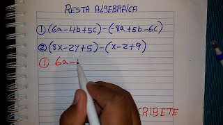 como aprender hacer una Resta algebraica [upl. by Anaujahs240]