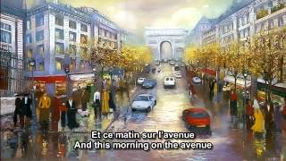 Les ChampsElysees  Joe Dassin  French and English subtitlesmp4 [upl. by Holmann619]