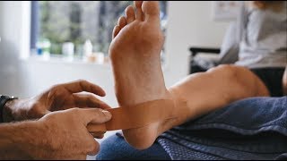 Sprained Ankle How to Wrap Ankle Sprains  Correct [upl. by Mich30]