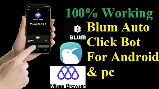 BLUM AUTO CLICKER BOT FOR ANDROID amp PC  BLUM Airdrop Earning Bot 100 Working  Blum Auto Clicker [upl. by Giuseppe]