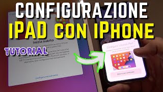 Come CONFIGURARE nuovo IPAD con iPhone TUTORIAL PASSO PASSO [upl. by Eelynnhoj209]