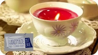 Kerzen in der Tasse  Handmade mit Enie  Machs einfach selbst  sixx [upl. by Anyat]