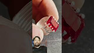 Pink stone silver ringjewellerymaking ytshorts facts shortsviral viralshorts [upl. by Euqinmod500]