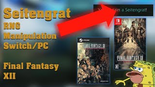 Seitengrat on PCSwitch Final Fantasy XII The Zodiac Age RNG Manipulation explained read desc [upl. by Arymahs]