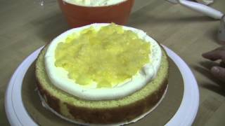 How To Dam Fill And Crumb Coat Cakes The Krazy Kool Cakes Way [upl. by Hnaht]