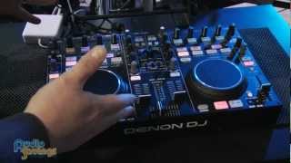 Denon  MC3000 Professional DJ Controller  NAMM 2012  AudioSavingscom [upl. by Saleme]