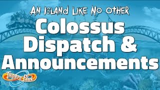 Thorpe Park  Colossus Dispatch amp Announcements  Interactive Video [upl. by Faustine]