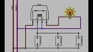 Interruttore deviatore invertitore e relè [upl. by Rasia]