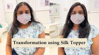 Starter Silk Hair Topper Transformation  Hair Topper For Beginners  Hair Thinning Solution Shorts [upl. by Damour399]