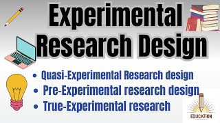 Types of experimental research design [upl. by Armington]