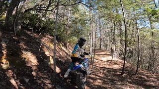 Georgetown OHV Trail 1 Double Black Diamond Both Directions Follow Cam YZ250x vs YZ450fx [upl. by Basir475]