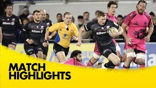 Saracens v London Welsh  Aviva Premiership Rugby 201415 [upl. by Anihpled]