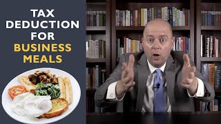 Tax Deduction for a Business Meal [upl. by Ahsilak]