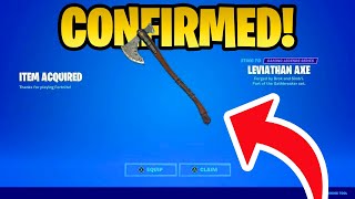 LEVIATHAN AXE CONFIRMED RETURN RELEASE DATE in FORTNITE ITEM SHOP Leviathan Axe Pickaxe Returning [upl. by Nodnarb]