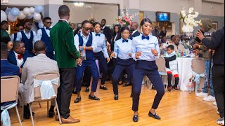 Best Congolese Wedding Entrance Dance  KC [upl. by Ellertal]