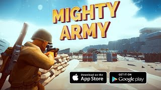 Mighty Army  World War 2 AndroidiOS Gameplay Multiplayer TPS [upl. by Carlina]