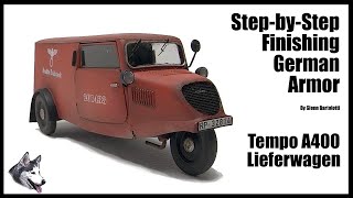 Building the Miniart Tempo A400 Lieferwagen [upl. by Oeram]