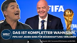 MEGAEVENT Überraschung  FußballWM 2030 in sechs Ländern auf drei Kontinenten  WELT Thema [upl. by Yesor]