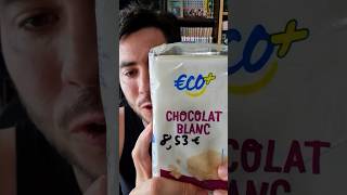 Chocolat Blanc Lindt VS Chocolat blanc eco degustation chocolat gourmandise vs duel [upl. by Juanne886]