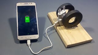 How To Make Free Energy Mobile Phone Charger With Magnets  Science Projects [upl. by Hola886]