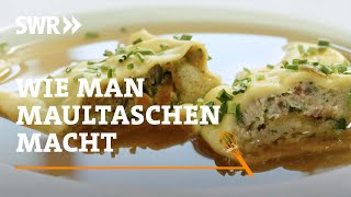 Wie man Maultaschen macht  SWR Handwerkskunst [upl. by Avek607]