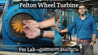 Pelton Wheel Turbine malayalam  Constant Speed characteristicsFm lab ExperimentHydraulics [upl. by Karyl]