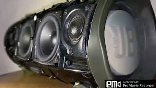 JBL Xtreme 2 Bass Test  Low Frequency Mode 100  Warping [upl. by Adnamor]