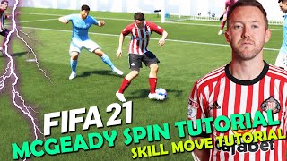 FIFA 21 McGeady Spin Tutorial  How to do the McGeady Spin in FIFA 21  FIFA 21 Skill Move Tutorial [upl. by Novia]