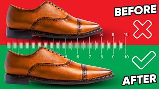 How To Stretch Leather Shoes At Home  Easy DIY Tutorial In 4 Minutes [upl. by Iemaj]