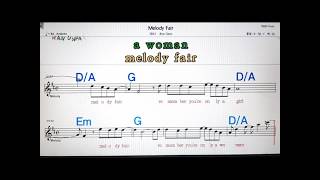 Melody fairBee gees💋노래방 가라오케 코드 큰 악보반주가사💖Karaoke Sheet Music Chord MR [upl. by Myrtle636]