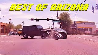 BEST OF ARIZONA DRIVERS  30 Minutes of Road Rage amp Bad Drivers part 1 [upl. by Dempstor]