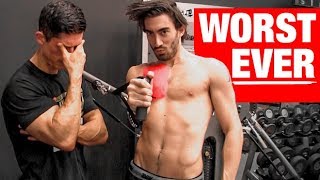 The DUMBEST Chest Exercise Ever WARNING [upl. by Attekal]