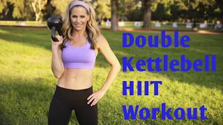 25 Minute Double Kettlebell Workout For Strength amp Cardio [upl. by Llenrad]