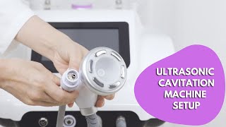 How To Install The Cavitation Machine sshape Tutorial  myChway MS45T2 [upl. by Zoie473]