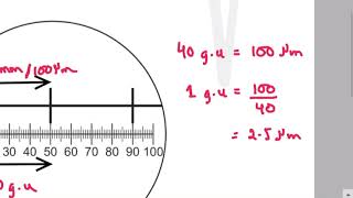 Eye piece graticule and stage micrometer part 2 past papers  AS Level Biology [upl. by Idram]